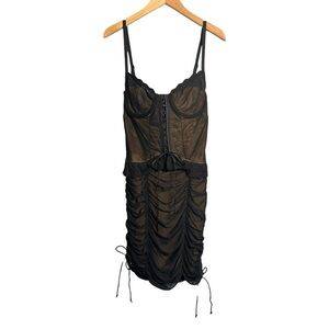 NWT Sky to Moon Mesh Corset Dress
